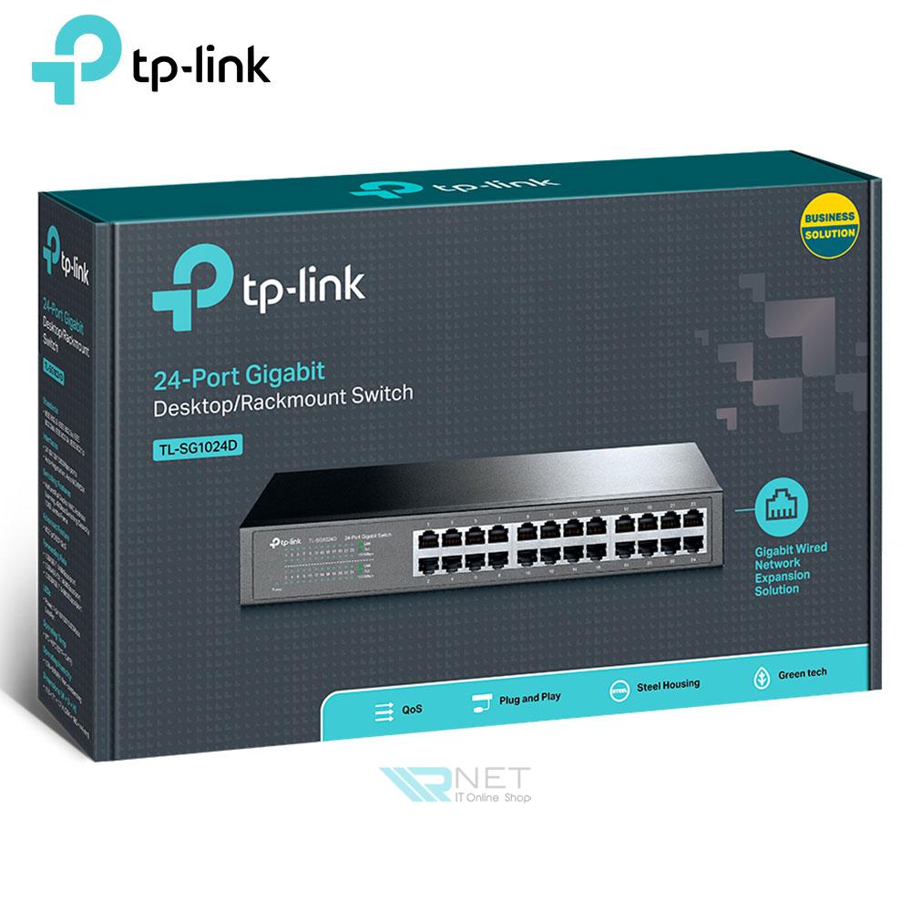 سوئیچ شبکه 24 پورت گیگابیت تی پی لینک مدل TP-Link TL-SG1024D — تصویر ۳