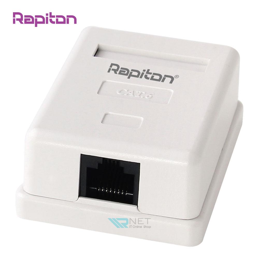 کیستون باکس(سرفیس باکس) 1 پورت Cat6 UTP رپیتون مدل Rapiton RP-SB1-6U1