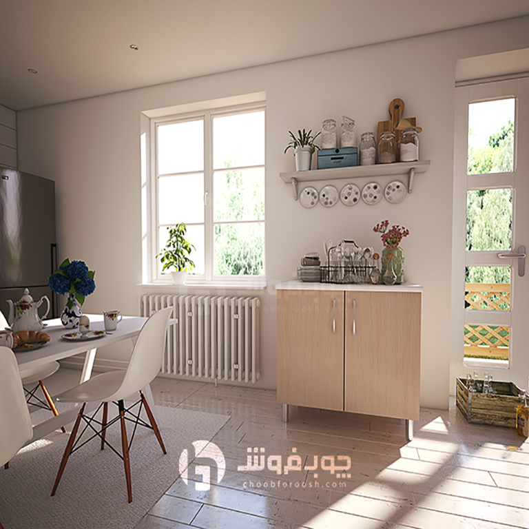 کابینت آشپزخانه دو درب مدل U200 — تصویر ۲
