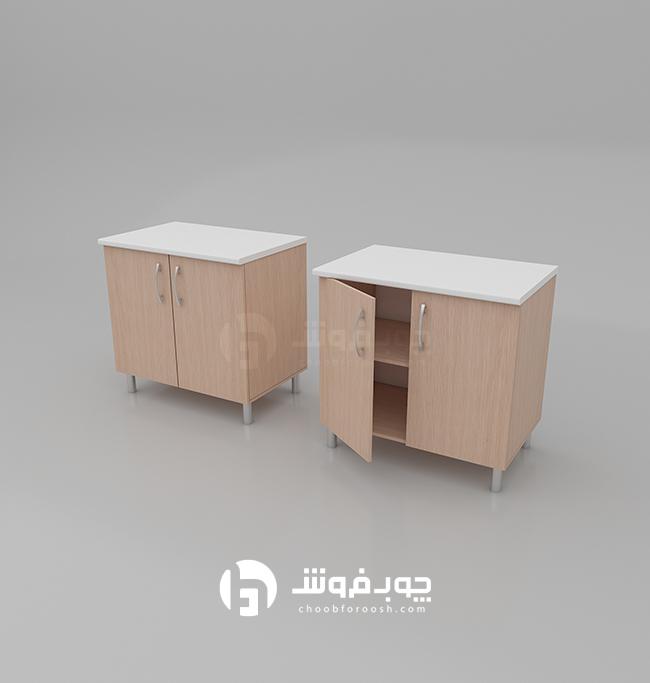 کابینت آشپزخانه دو درب مدل U200 — تصویر ۳
