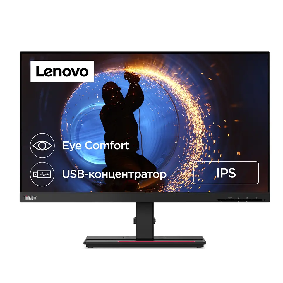 مانیتور استوک لنوو 24 اینچ Lenovo ThinkVision p24H-20