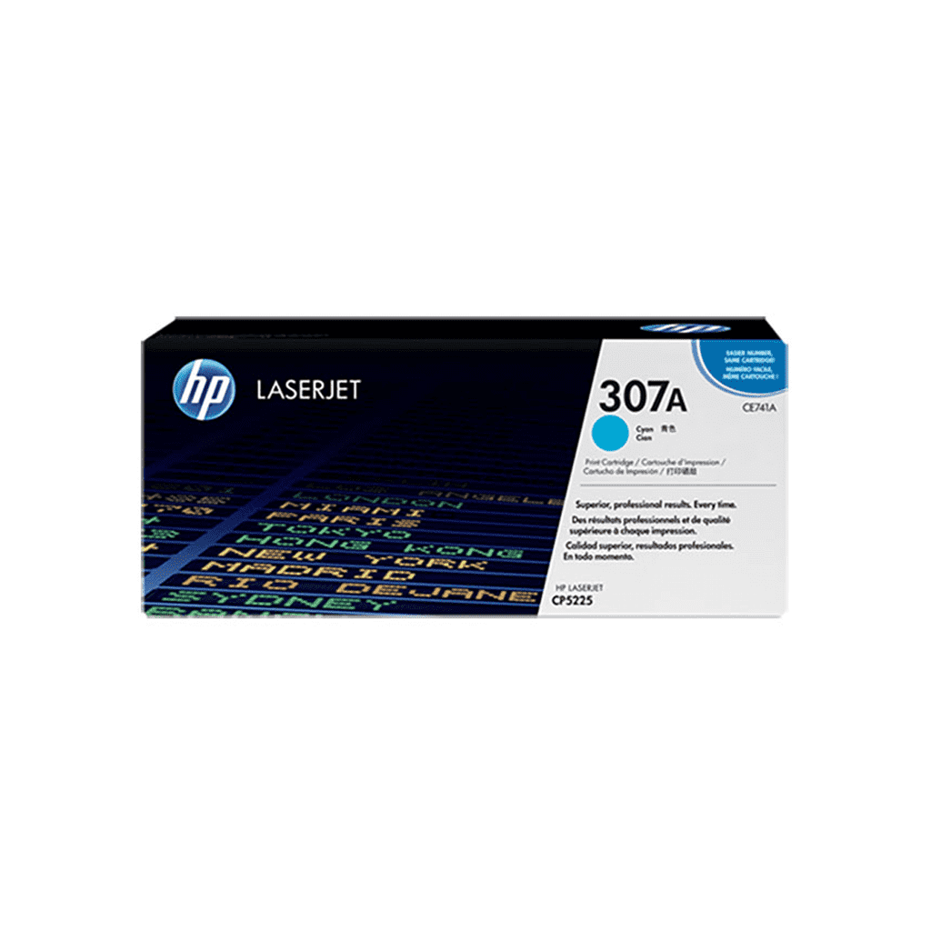 کارتریج اورجینال 307A اچ پی رنگ آبی HP 307A Cyan Cartridge Original