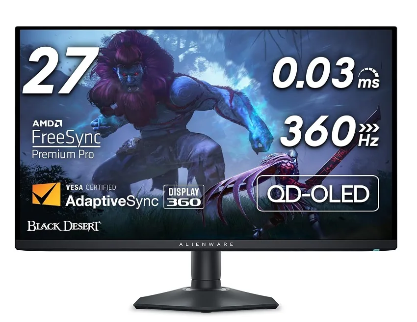 مانیتور استوک دل 27 اینچ Dell Alienware AW2725DF