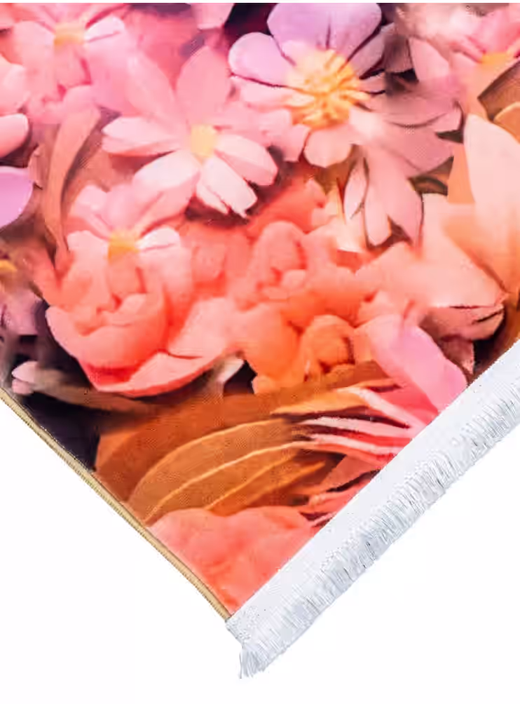 فرش محتشم طرح کودک راپونزل کد ۲۵KD0010 نسکافه ای — تصویر ۴