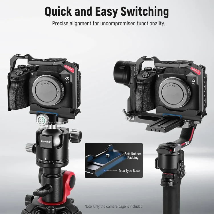 کیج دوربین نیور NEEWER CA004 CAGE FOR SONY A7 IV / A7R IV / A7R V / A7S III / A1 — تصویر ۴