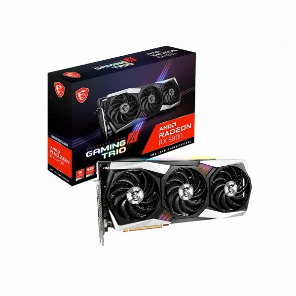 کارت گرافیک استوک ام اس آی MSI RX 6800 GAMING X TRIO 16G