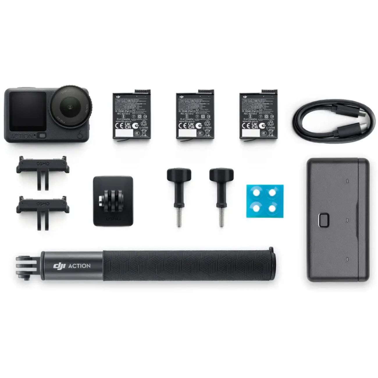 دوربین ورزشی دی‌ جی‌ آی DJI Osmo Action 6 Adventure Combo Action Camera — تصویر ۶