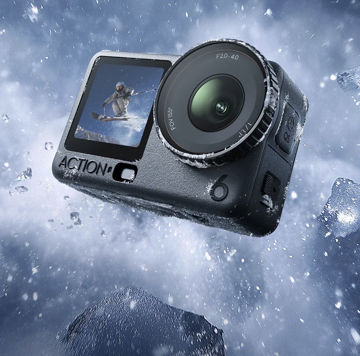 دوربین ورزشی دی‌ جی‌ آی DJI Osmo Action 6 Adventure Combo Action Camera — تصویر ۲