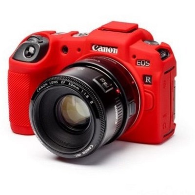 کاور سیلیکونی دوربین مناسب کانن Silicone Cover for Canon RP قرمز — تصویر ۳
