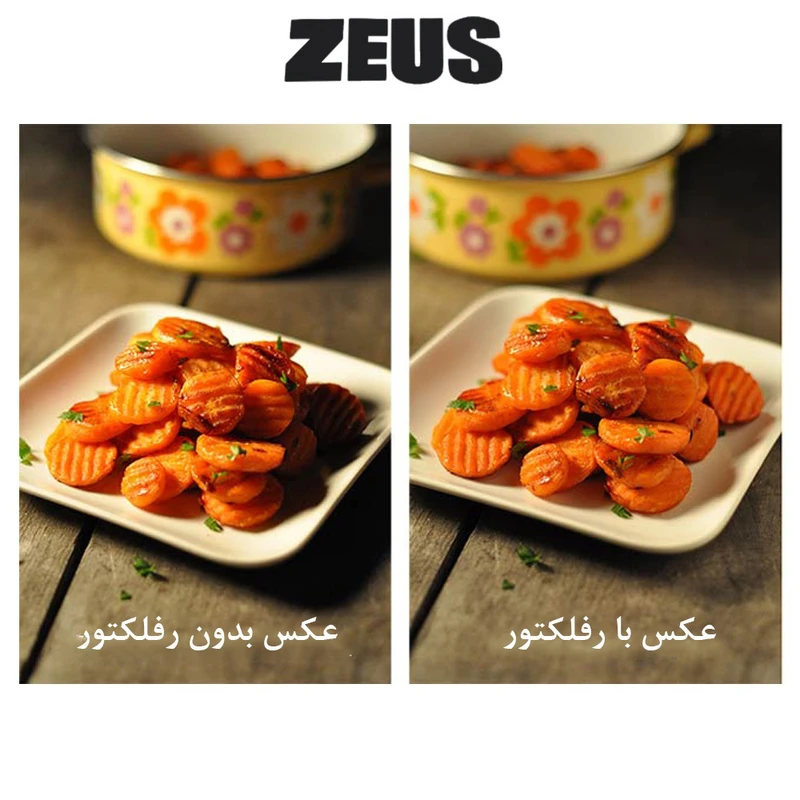 رفلکتور زئوس ZEUS Reflector 5in1 80cm — تصویر ۸