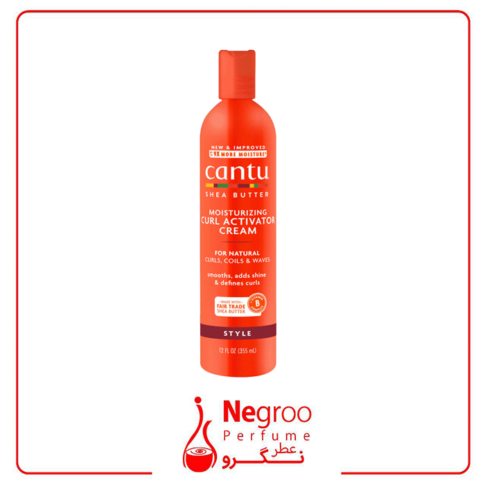 اکتیویتور شی باتر کنتو Cantu Shea Butter Moisturizing Curl Activator Cream 355ml اورجینال