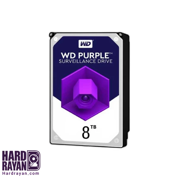هارد دیسک اینترنال وسترن دیجیتال مدل Purple ظرفیت 8 ترابایت