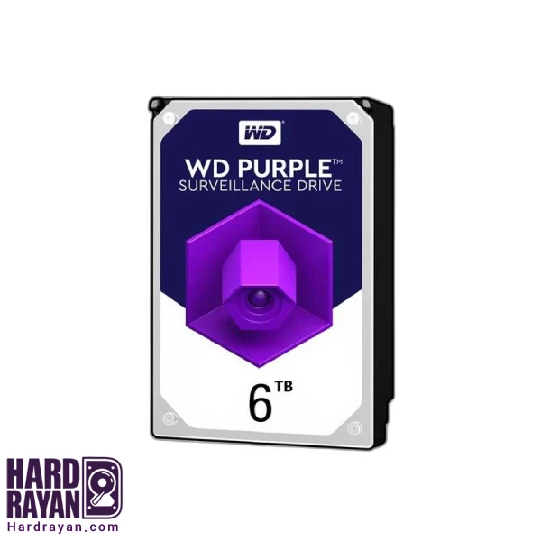 هارد دیسک اینترنال وسترن دیجیتال مدل Purple ظرفیت 6 ترابایت