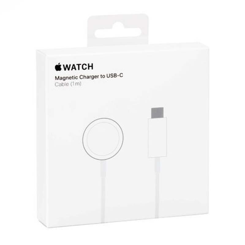 شارژر مگنتی به USB-C مخصوص ساعت هوشمند اپل به طول یک متر