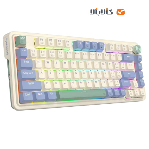 صفحه کلید بی‌سیم/باسیم ردراگون مدل UCAL PRO K673CPG-RGB-PRO • سوئیچ قرمز — تصویر ۷