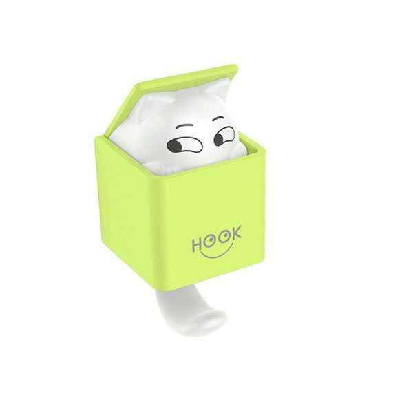 آویز حوله طرح گربه هوک Funny HOOK مدل : آبی blue — تصویر ۲