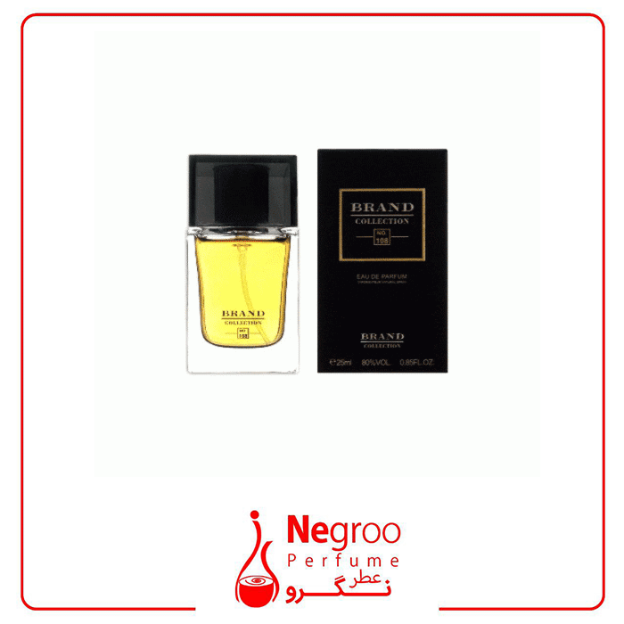 عطر 25 میل برند کالکشن کد 108 رایحه دیور هوم اینتنس اورجینال — تصویر ۲