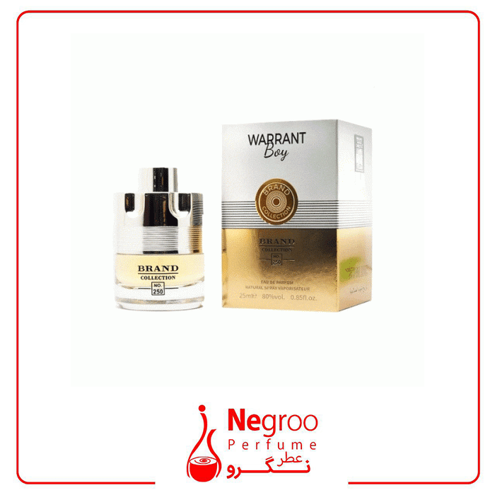 عطر 25 میل برند کالکشن کد 250 رایحه آزارو وانتد اورجینال — تصویر ۲