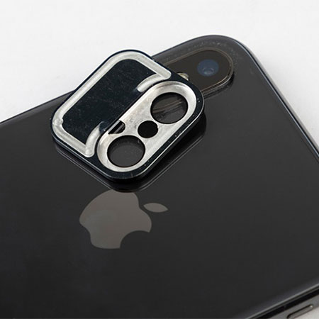 محافظ لنز تزئینی دوربین مدل E20 مناسب برای گوشی موبایل اپل Iphone X — تصویر ۳