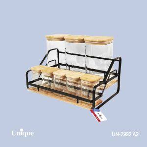 استند کف چوب یونیک unique مشکی UN-2992 — تصویر ۲