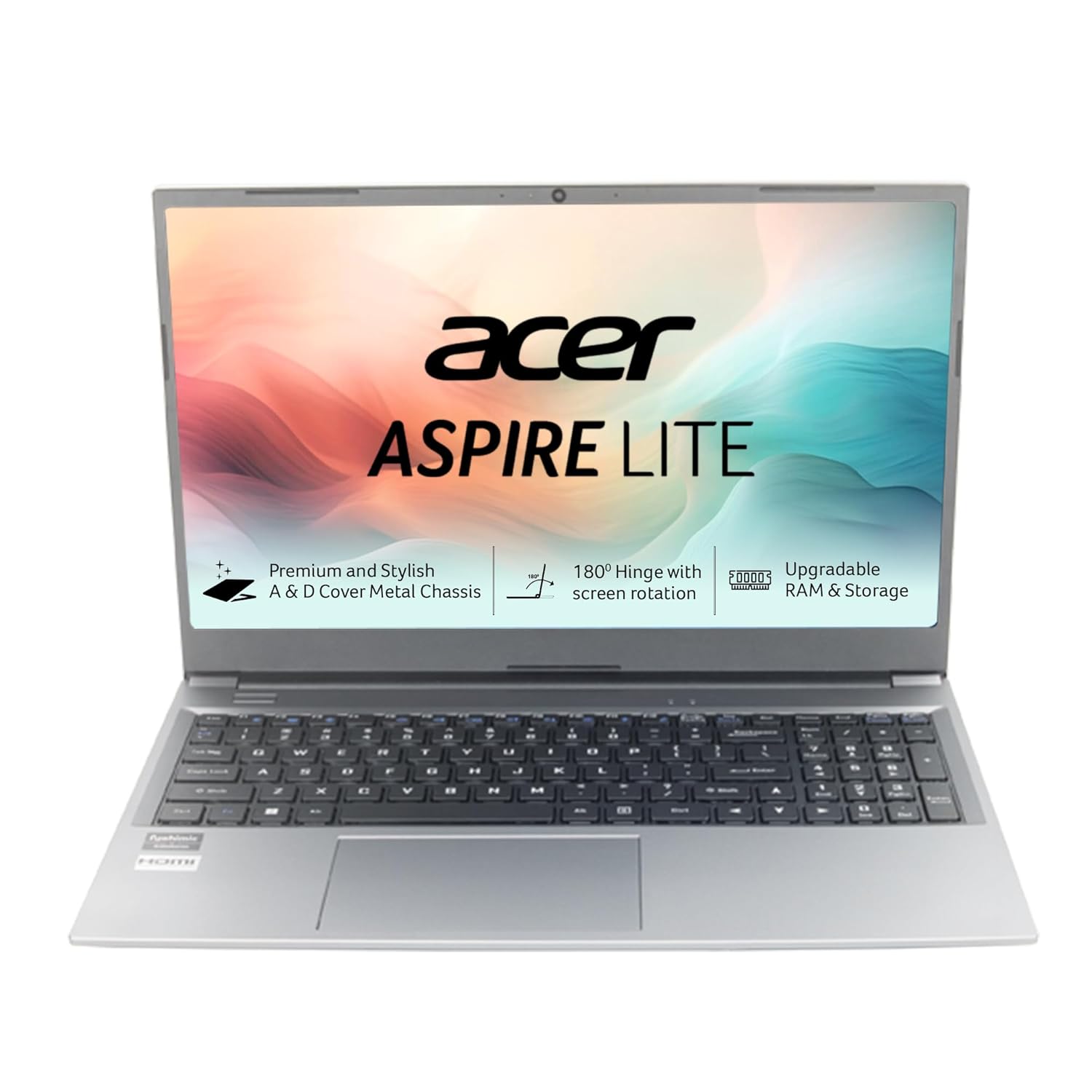لپ تاپ ایسر ASPIRE LITE 15 ACER R5 7430U-16GB-512GB-INTEL-15.6″ FHD IPS – RGB