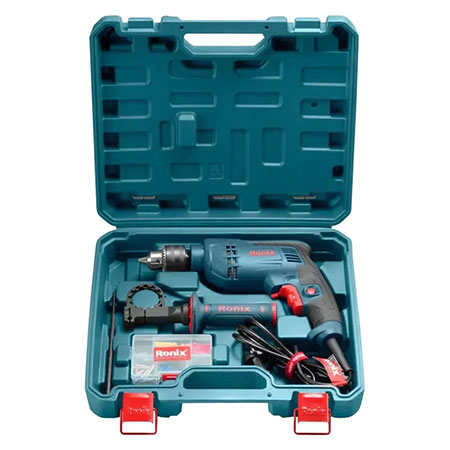 دریل برقی رونیکس مدل RS-0005 مجموعه 54 عددی