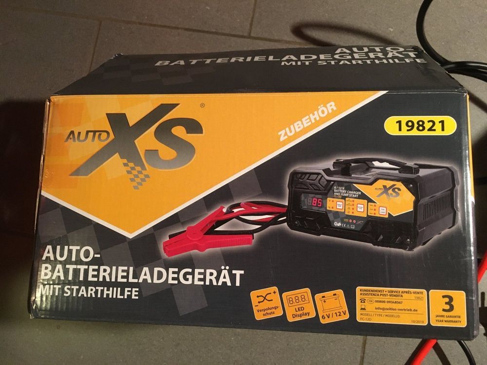 شارژر و استارتر(کمک استارت) باتری ماشین برند AUTO XS اتریش — تصویر ۴