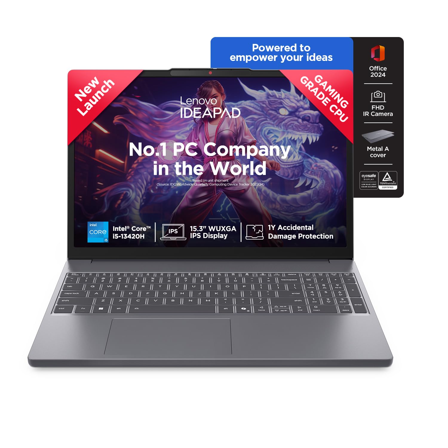 لپ تاپ لنوو IDEAPAD SLIM 3 (New) LENOVO i5 13420H-8GB-512GB-IRIS-15.3 WUXGA