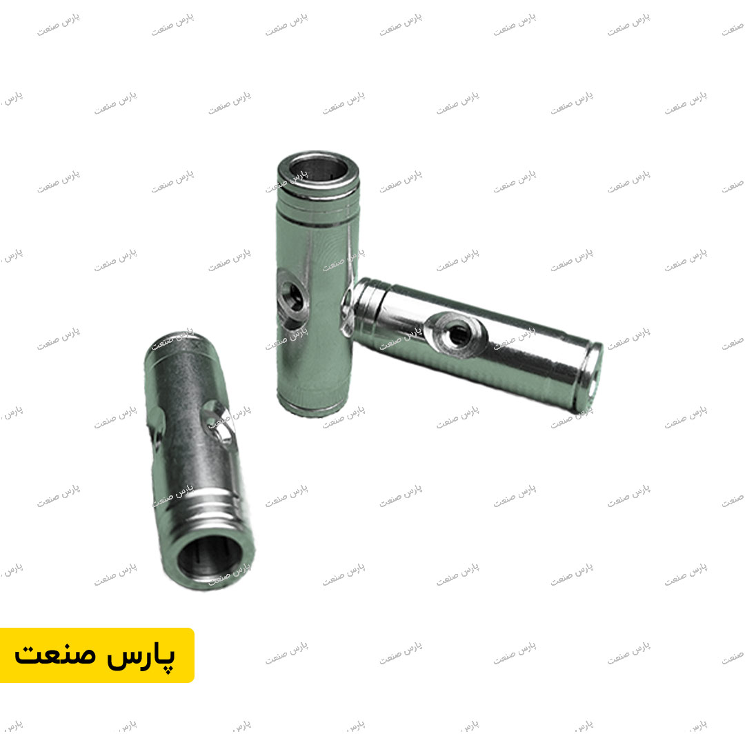 پایه نازل فیتینگی مه پاش فشار قوی 3/8 اینچ دو خروجی 120 درجه — تصویر ۳