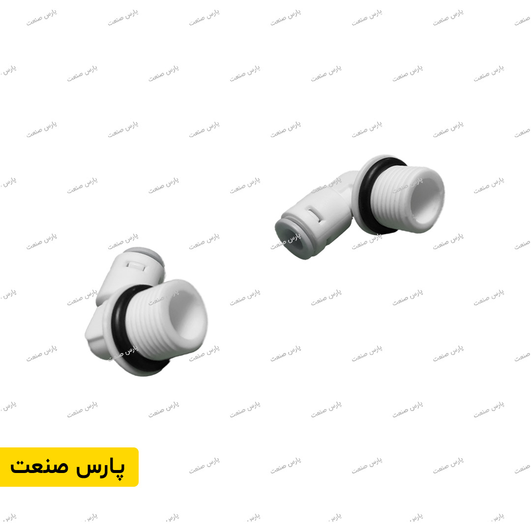 زانو مه پاش کم فشار 1/4 اینچ به فیتینگی 6 — تصویر ۳