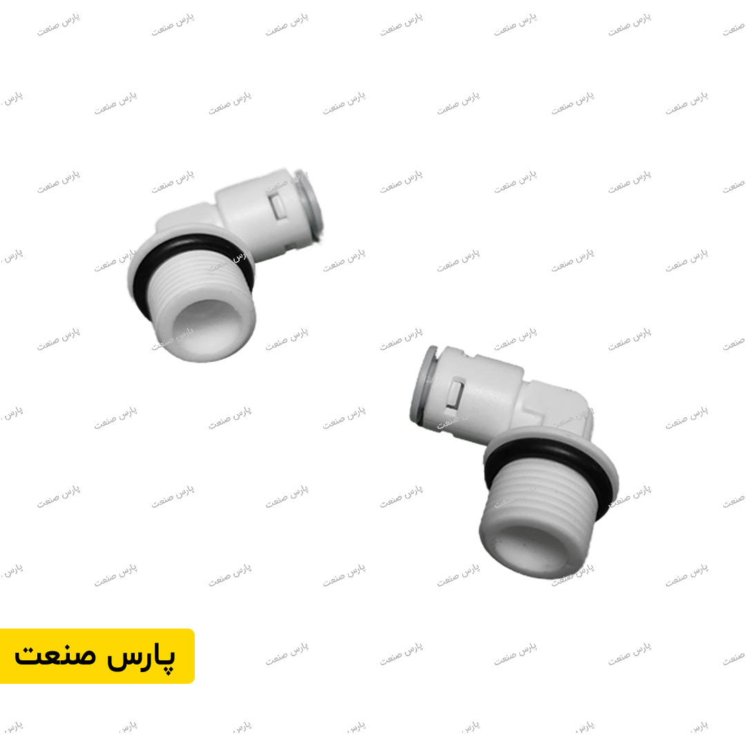 زانو مه پاش کم فشار 1/4 اینچ به فیتینگی 6 — تصویر ۲