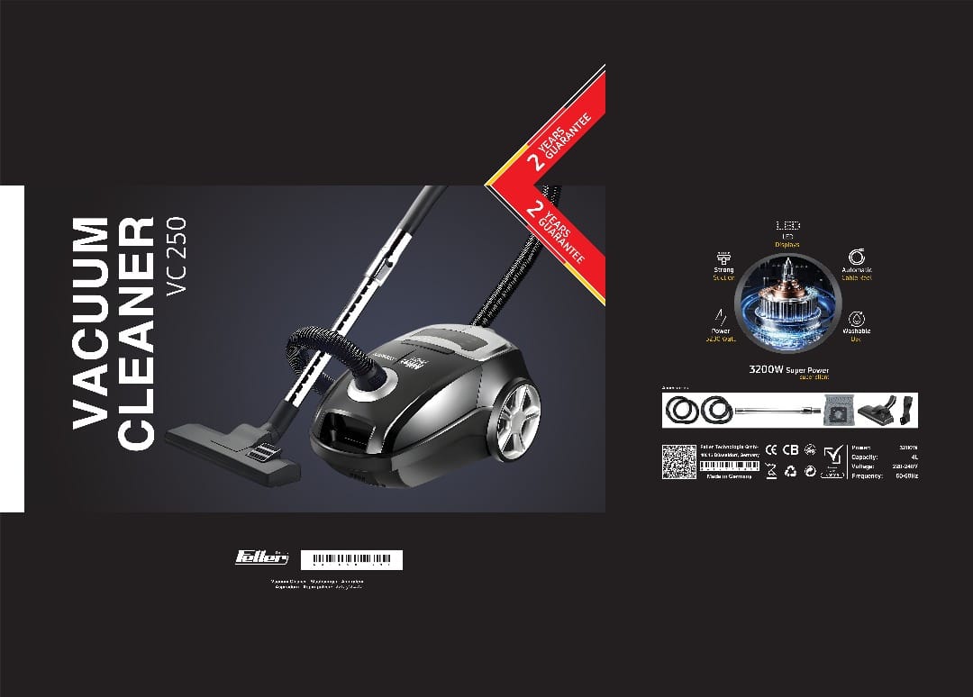 جاروبرقی فلر مدل VC250 — تصویر ۳