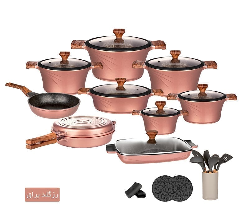سرویس ۲۸ پارچه کاندید مدل سزار – درب سیلیکون NEW — تصویر ۲
