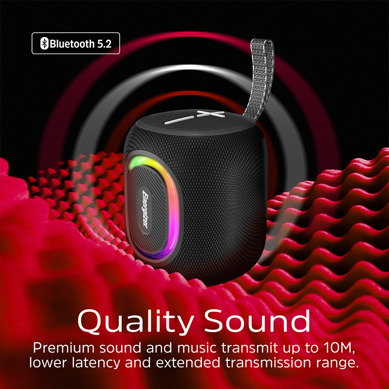 اسپیکر بلوتوثی قابل حمل انرجایزر مدل BTS081 توان 8 وات با قابلیت پاوربانک — تصویر ۷
