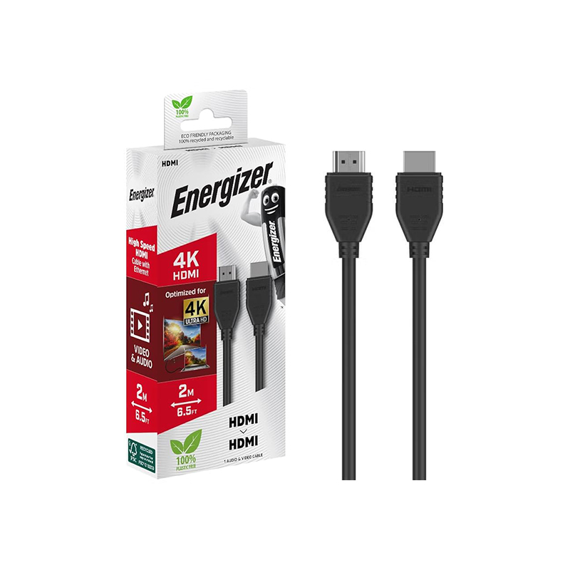 کابل HDMI انرجایزر Energizer HDMI Cable مدل C110 با طول 2 متر — تصویر ۳