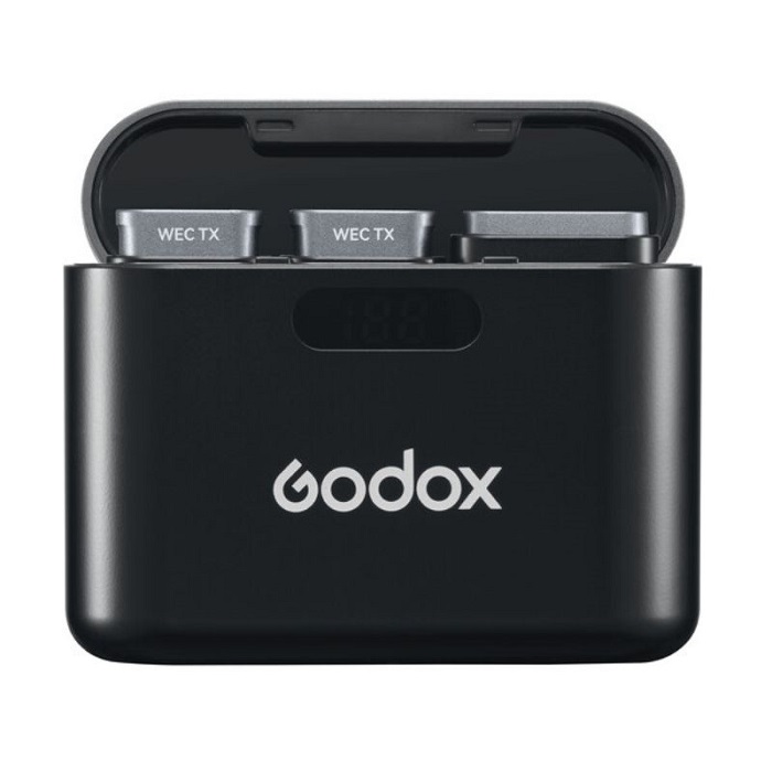 میکروفون بی‌سیم یقه‌ای گودکس Godox WEC 2-Person Wireless Microphone — تصویر ۳