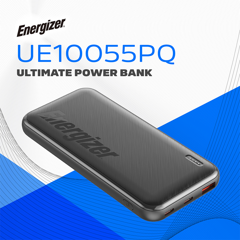 پاور بانک انرجایزر PowerSafe 22.5W PD مدل UE10055PQ ظرفیت 10000 میلی آمپر سه پورت به همراه کابل USB-C — تصویر ۶