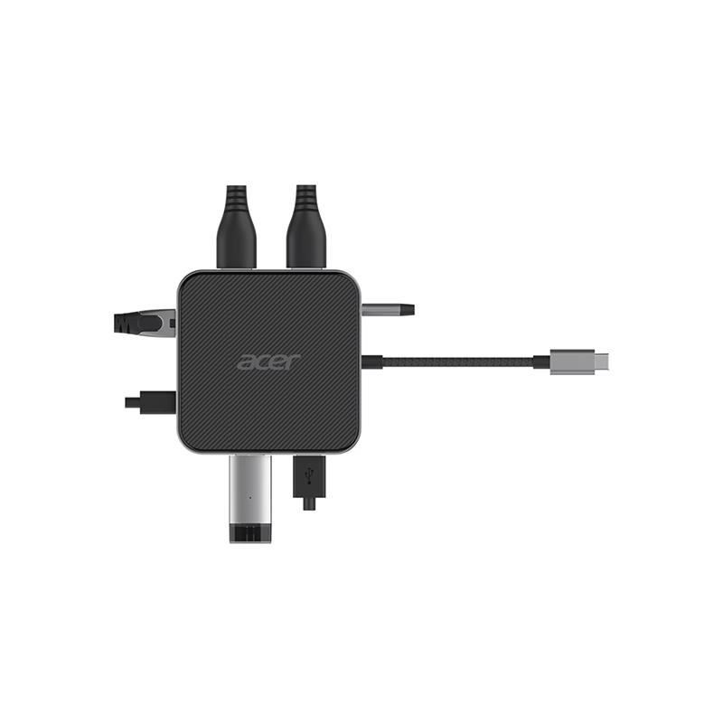 هاب 7 پورت USB-C ایسر مدل Acer 7 in 1 USB4 8K Multi Display Hub — تصویر ۶