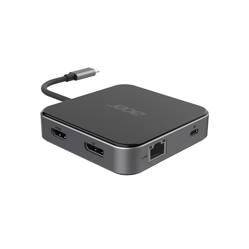هاب 7 پورت USB-C ایسر مدل Acer 7 in 1 USB4 8K Multi Display Hub — تصویر ۴