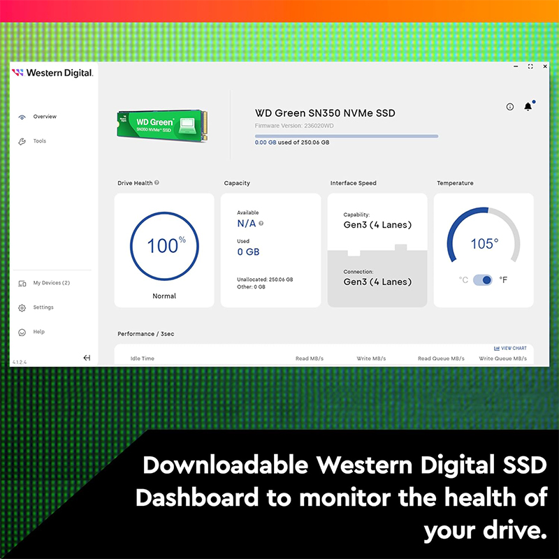 حافظه SSD اینترنال وسترن دیجیتال M.2 NVMe مدل WD Green SN350 ظرفیت 1 ترابایت — تصویر ۷