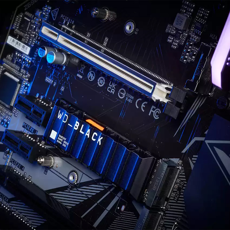 حافظه SSD اینترنال وسترن دیجیتال M.2 NVMe مدل WD Black SN850X ظرفیت 4 ترابایت RGB دارای Heatsink — تصویر ۵