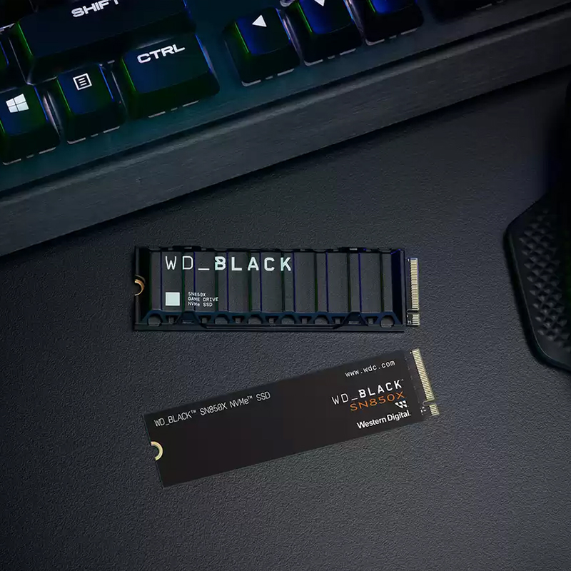 حافظه SSD اینترنال وسترن دیجیتال M.2 NVMe مدل WD Black SN850X ظرفیت 4 ترابایت RGB دارای Heatsink — تصویر ۴
