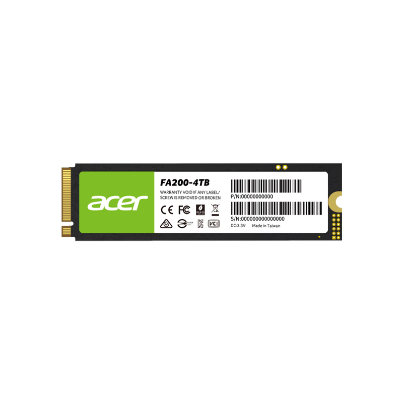 حافظه SSD اینترنال ایسر M.2 NVMe مدل FA200 ظرفیت 4 ترابایت