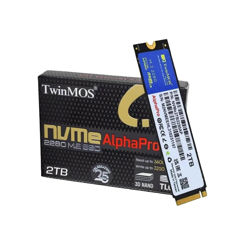 حافظه SSD اینترنال توین موس M.2 NVMe مدل AlphaPro ظرفیت 2 ترابایت — تصویر ۳