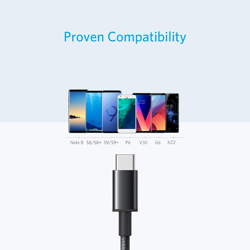 کابل USB-A به USB-C انکر Anker USB-A to USB-C Cable مدل A8173 با طول 1.8 متر — تصویر ۷
