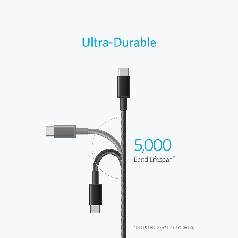 کابل USB-A به USB-C انکر Anker USB-A to USB-C Cable مدل A8173 با طول 1.8 متر — تصویر ۵