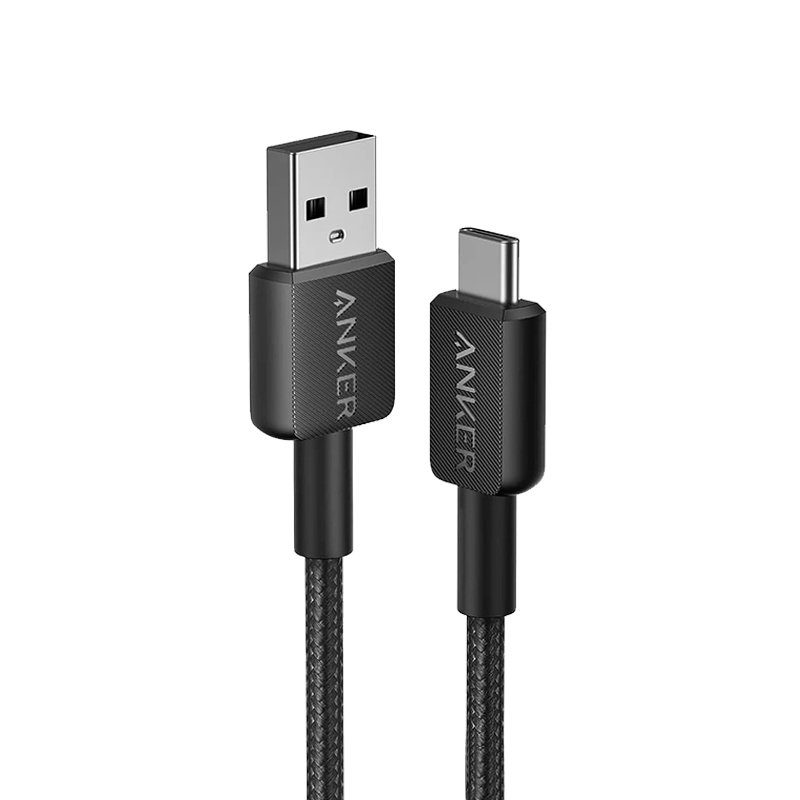 کابل USB-A به USB-C انکر Anker 322 USB-A to USB-C Cable مدل A81H5 با طول 90 سانتی‌متر — تصویر ۴