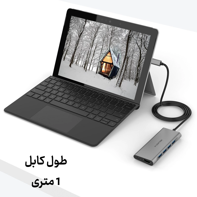 هاب 6 پورت C35 1M USB C — تصویر ۴