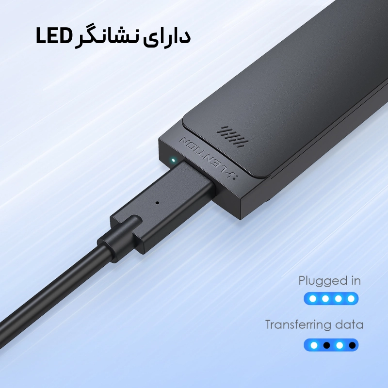 مبدل USB A/USB C به C9B NVMe M.2 SSD — تصویر ۵