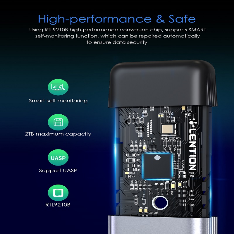 مبدل USB C به C9Elite NVMe M.2 SSD — تصویر ۶